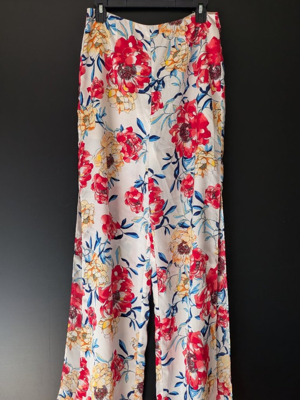 Wide Leg Floral Pants